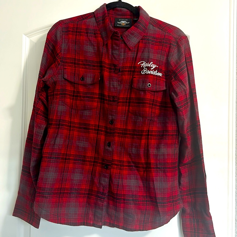 Harley Davidson - Small women’s flannel - never been worn